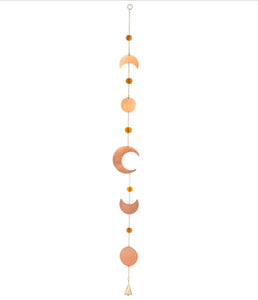 Metallic Moon Phases Windchime - Lighten Up Shop