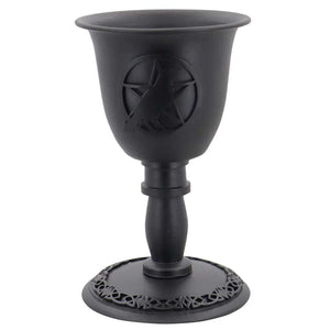 Raven Goblet Mini Candle Holder 4”