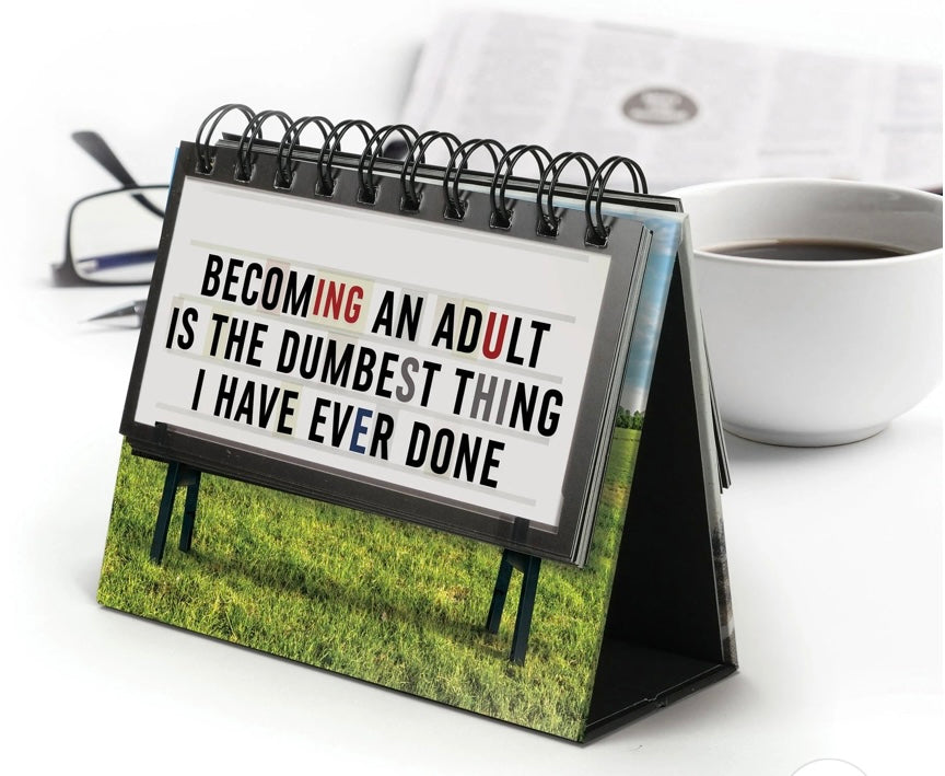 The Daily Marquee Desktop Flip Book - Lighten Up Shop