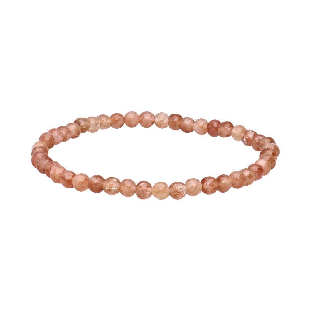 Sunstone Bracelet 4mm - Lighten Up Shop