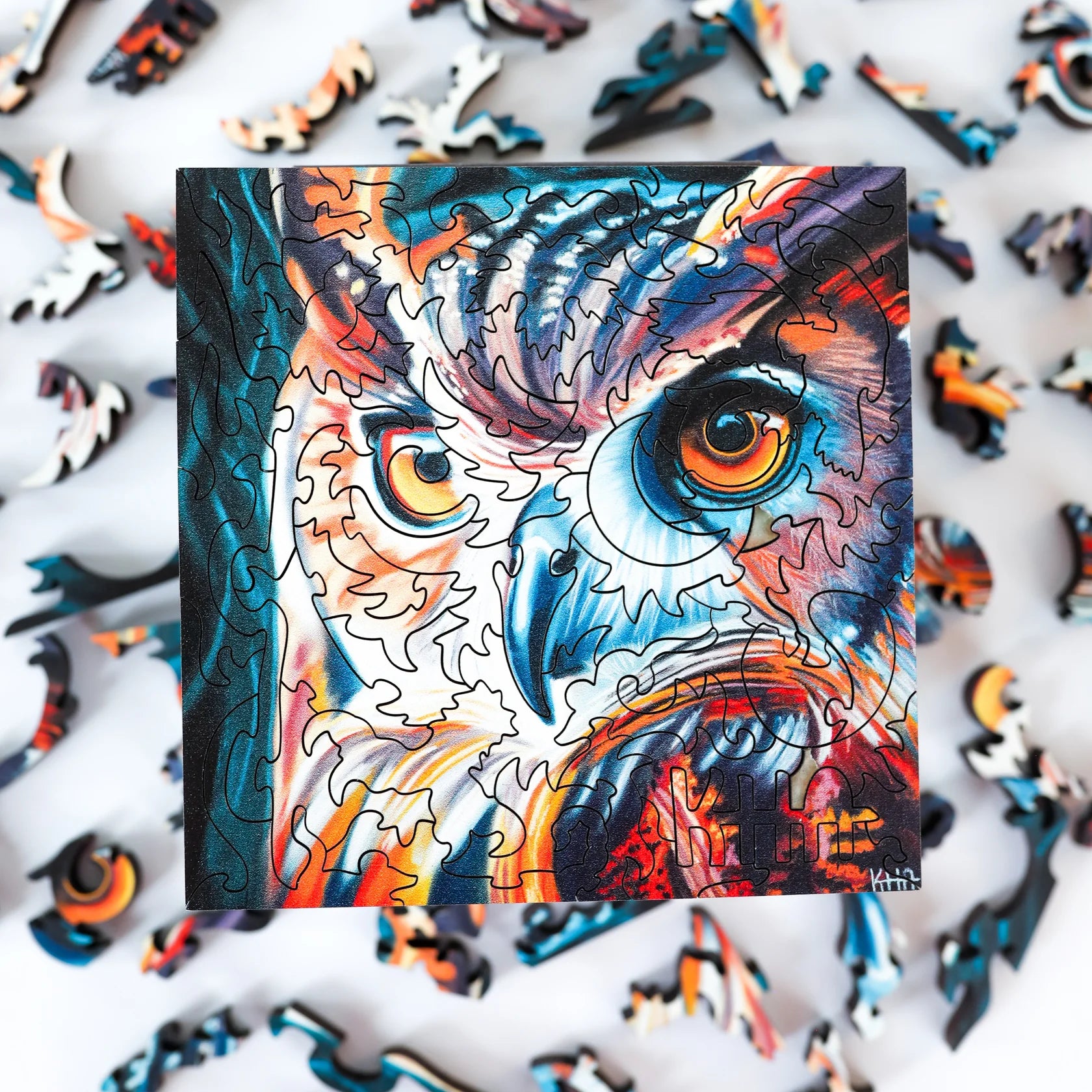 StumpCraft Wood Puzzle - Calgary Artist Mountain Vistas (3 Mini Puzzles) - Lighten Up Shop