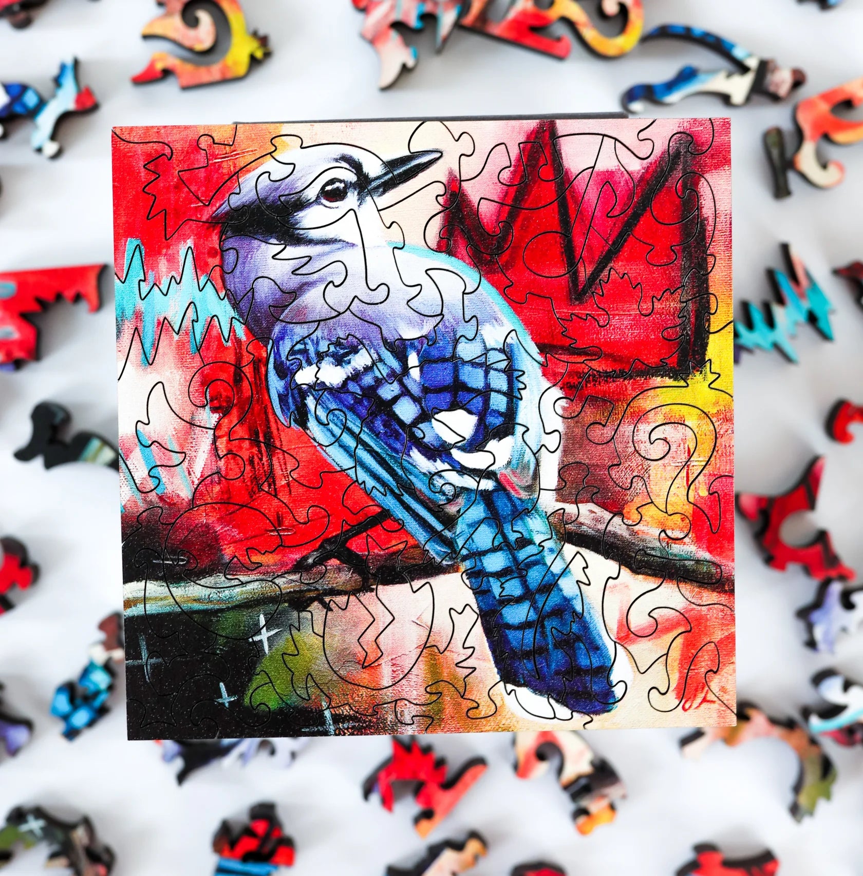 StumpCraft Wood Puzzle - Calgary Artist Mountain Vistas (3 Mini Puzzles) - Lighten Up Shop