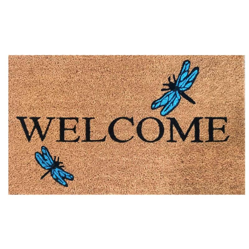 Dragonfly Welcome Mat - Lighten Up Shop