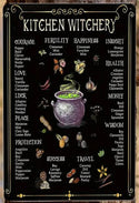 Metal Wall Plaque Kitchen Witchery - Lighten Up Shop