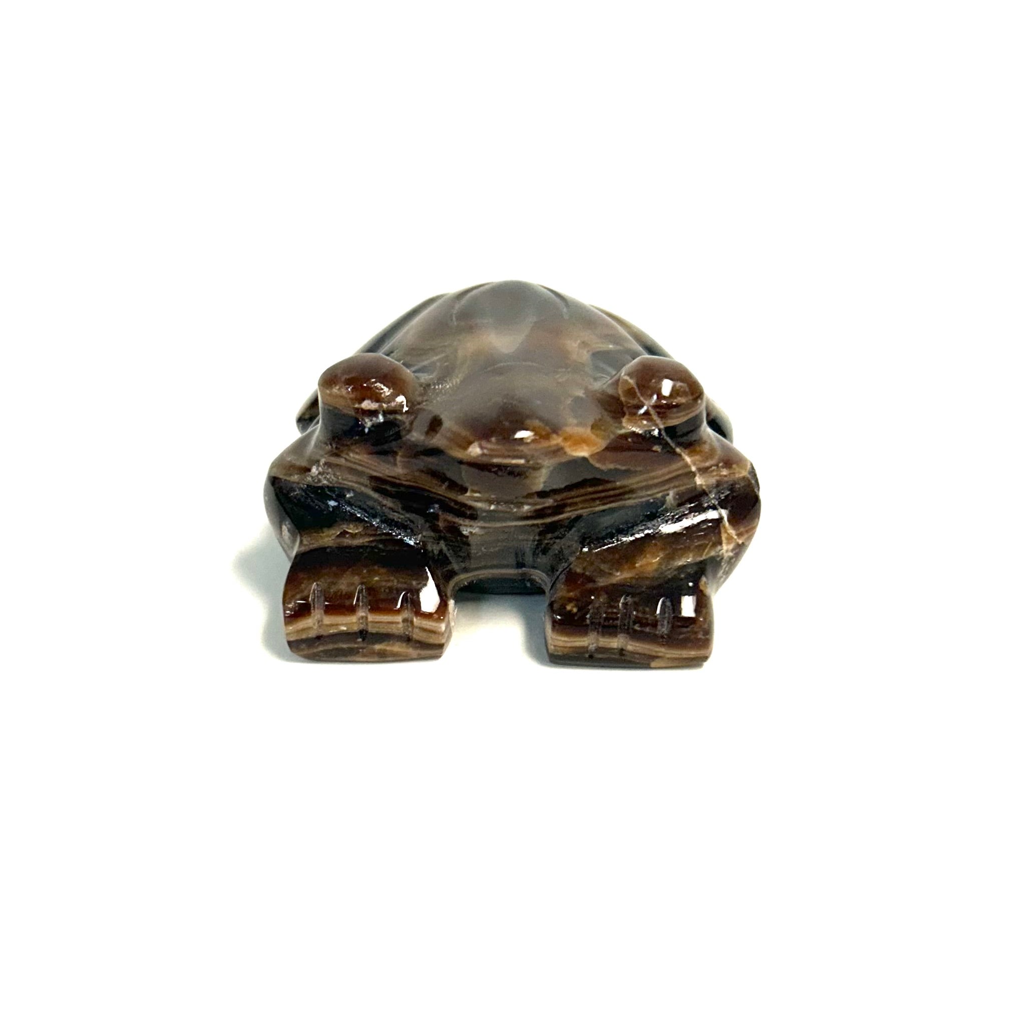 Chocolate Calcite Frog - Lighten Up Shop