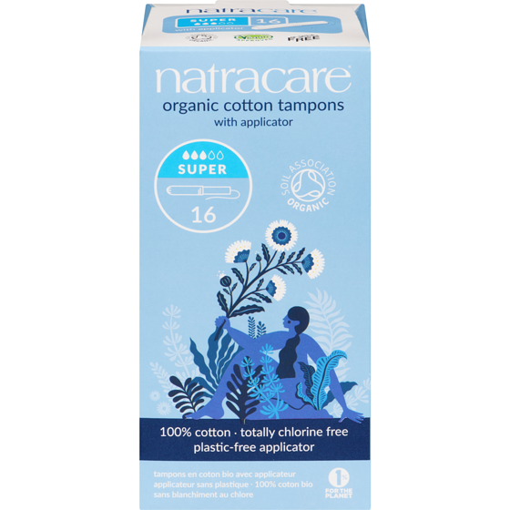 Natracare Organic Cotton Tampon Super - 16