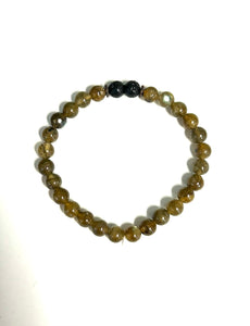 Labradorite Lava Bracelet - Lighten Up Shop