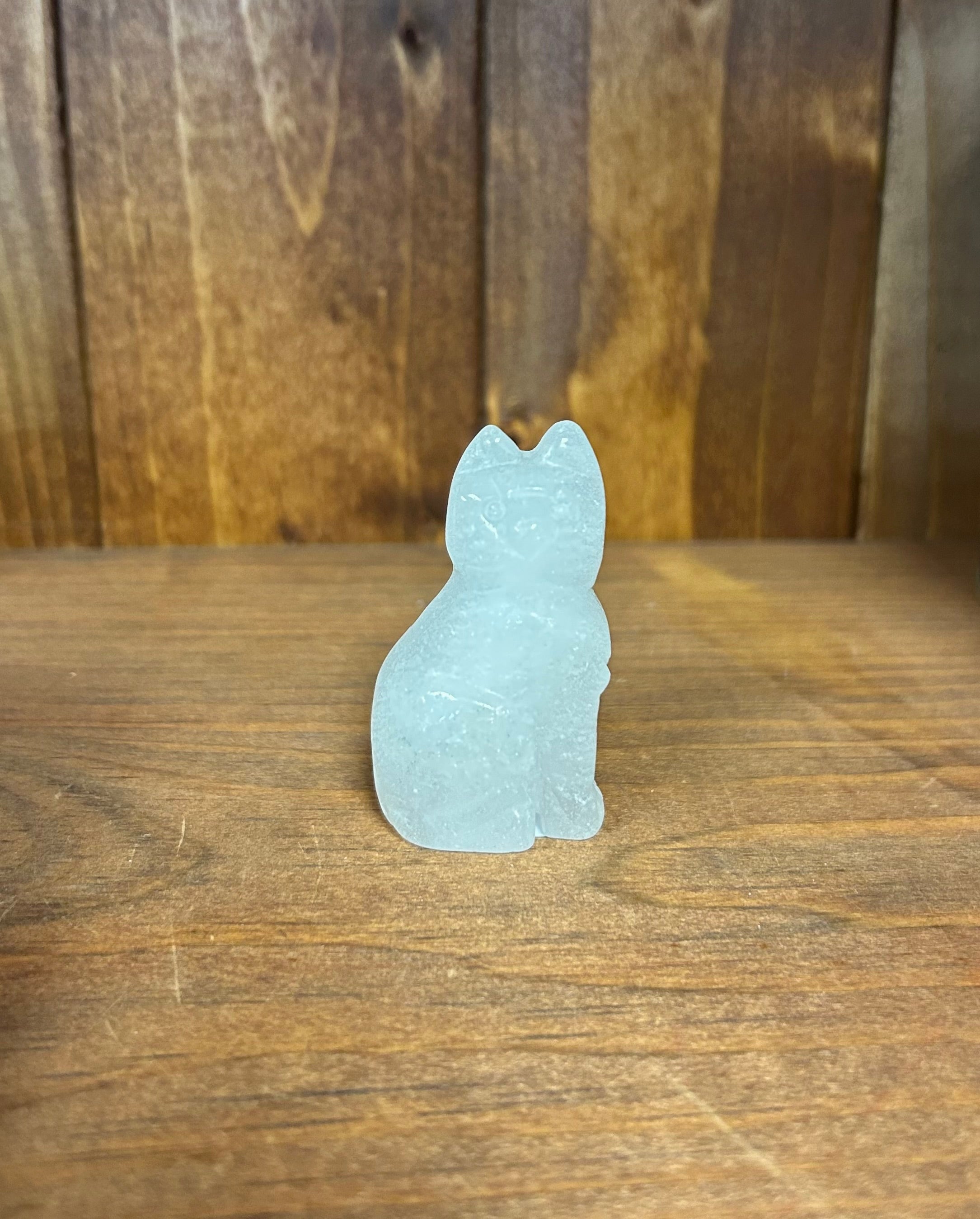 Clear Quartz Cat