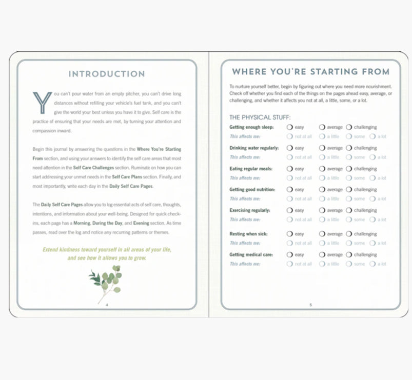 Self Care Journal - Lighten Up Shop