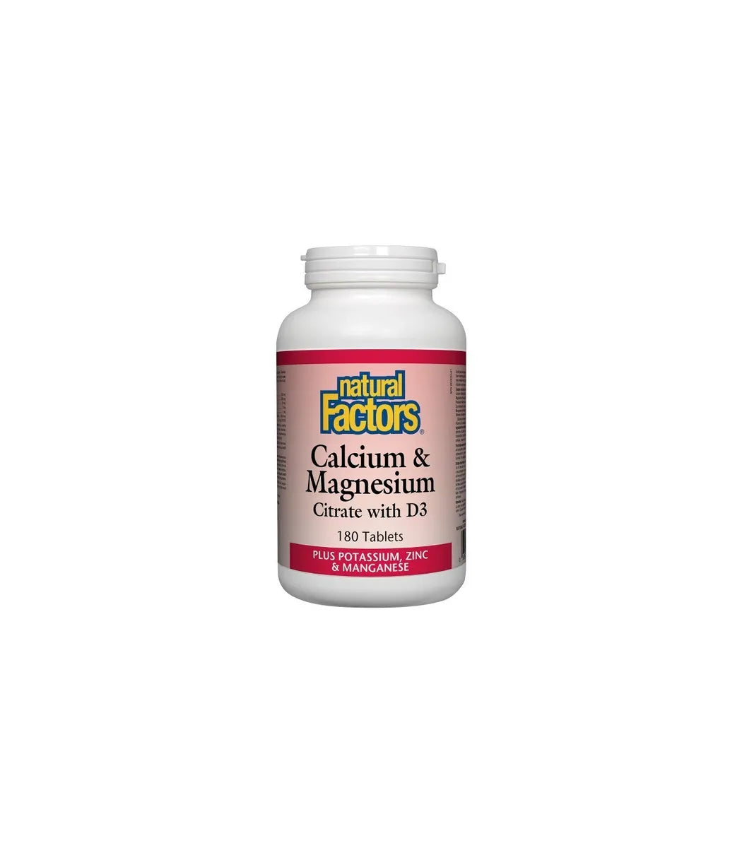 Calcium and Magnesium Citrate with D3 180 tablets