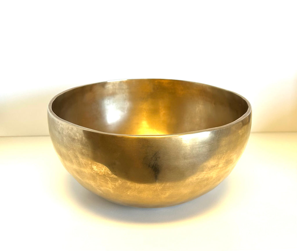 Gold Hand Hammered Singing Bowl 7.5” - Lighten Up Shop
