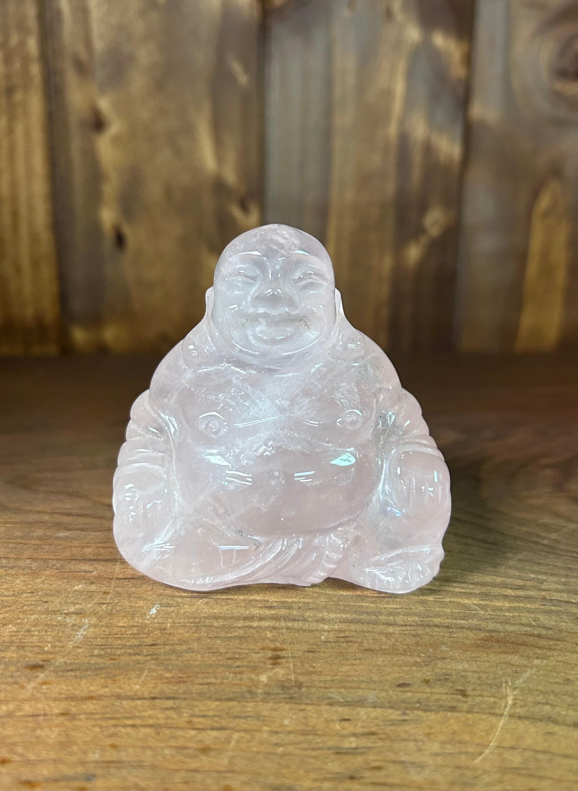 Rose Quartz Buddha - Lighten Up Shop