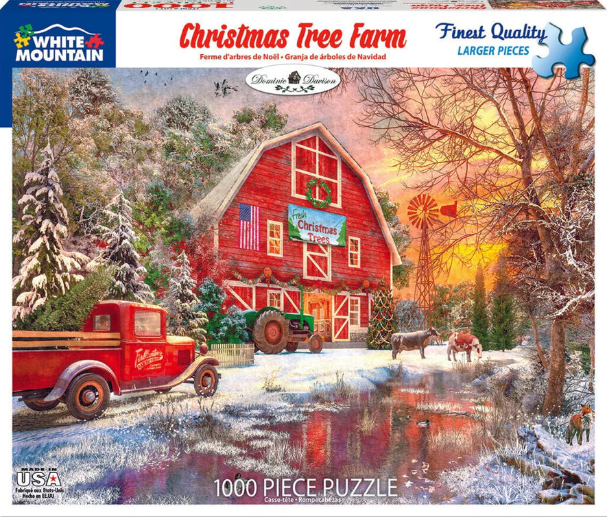 Christmas Tree Farm Puzzle 1000pc