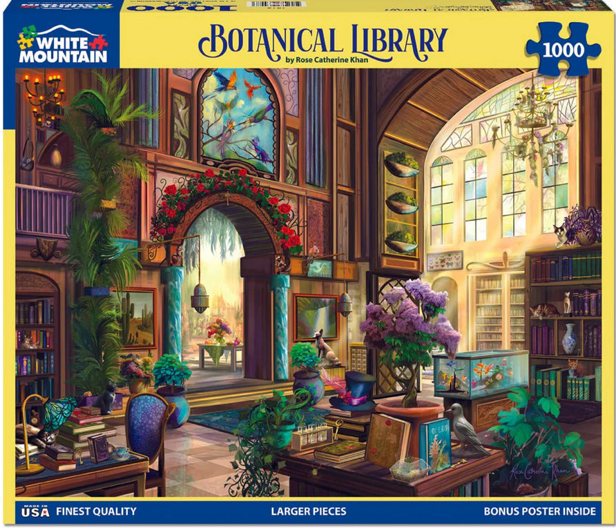 Botanical Library Puzzle 1000pc