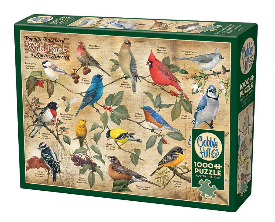 Cobble Hill - Popular Backyard Wild Birds of North America 1000 piece