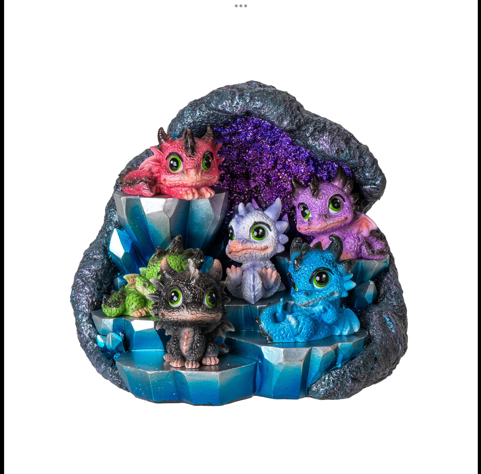 Baby Dragon Set With Light Up Stand