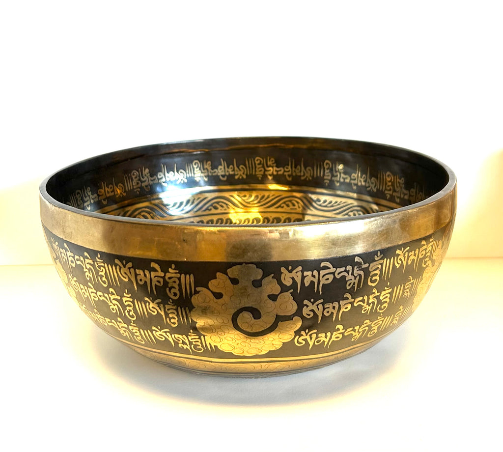 Hand Hammered OM Singing Bowl 10” - Lighten Up Shop