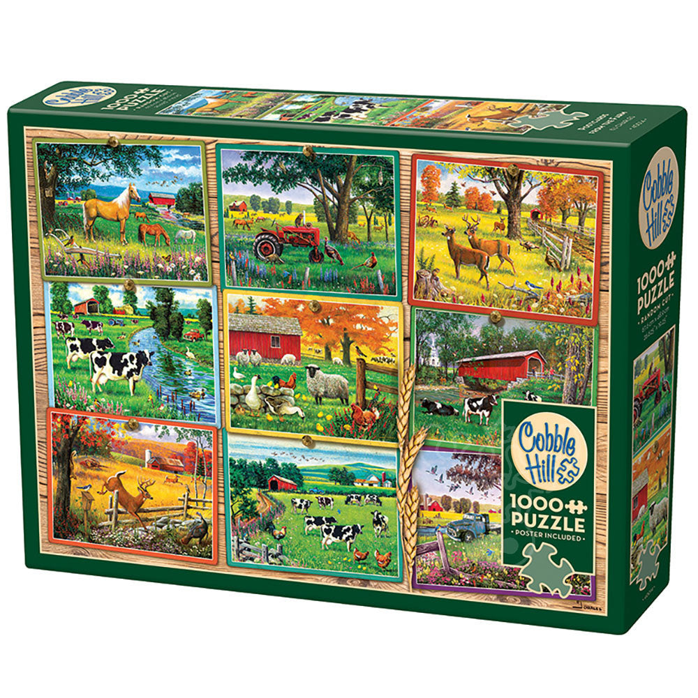 Cobble Hill - Postcards From The Farm 1000 piece