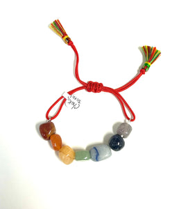 Chakra Tassel Bracelet