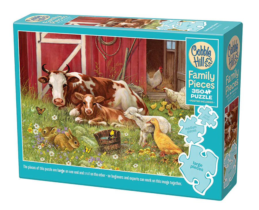 Cobble Hill - Barnyard Babies 350 piece