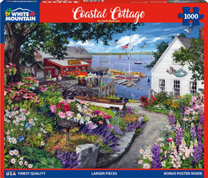 Coastal Cottage Puzzle 1000pc