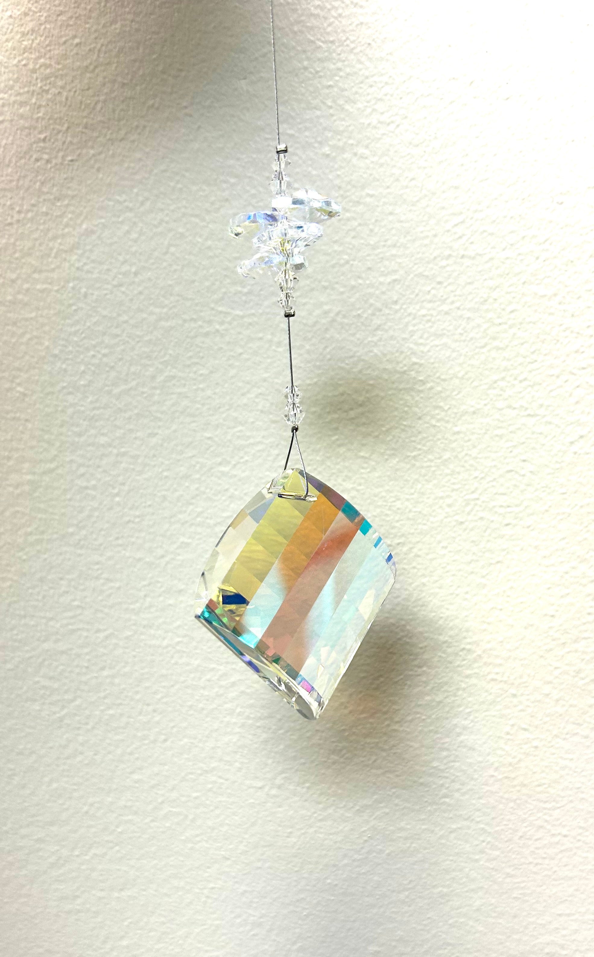 Jumbo Crystal Suncatcher (with beaded crystals)