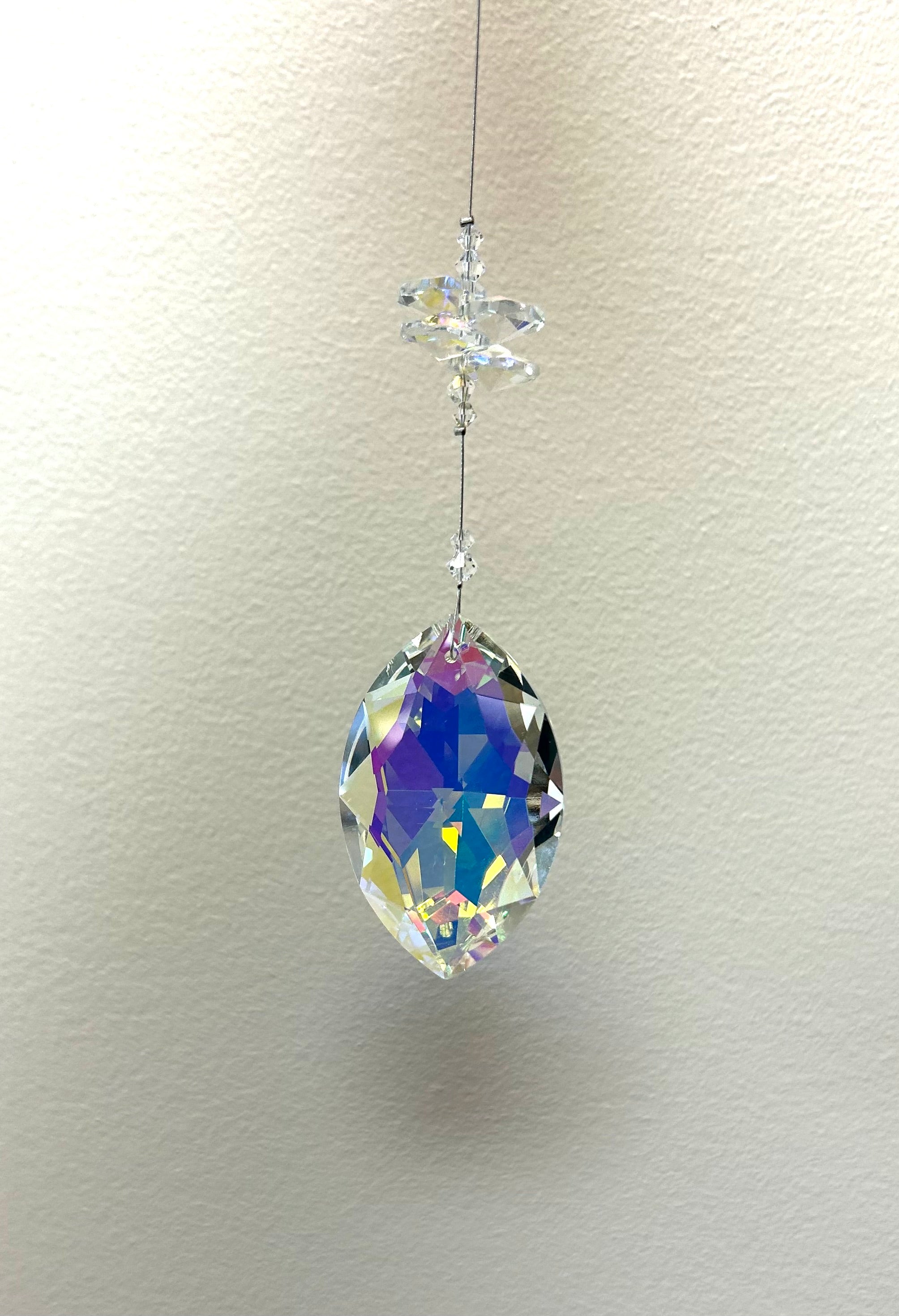 Jumbo Crystal Suncatcher (with beaded crystals)