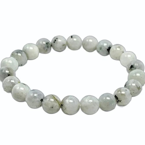 Rainbow Moonstone Bracelet 10mm