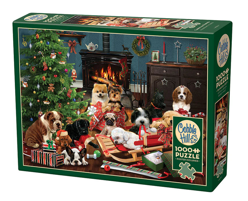 Cobble Hill - Christmas Puppies 1000 piece