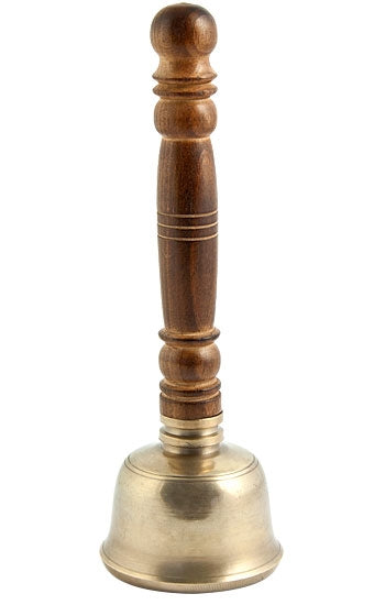 Tibetan Bell w/ Wooden Handle