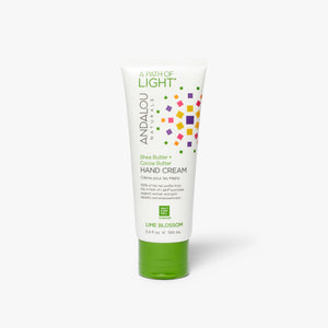 Andalou Naturals Hand Cream - Lime Blossom 100ml - Lighten Up Shop