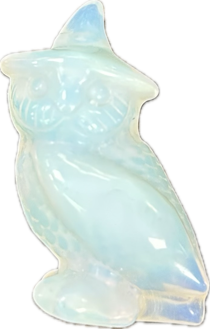 Opalite Owl With Hat - Lighten Up Shop