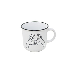 Hands and Heart Mug - Lighten Up Shop