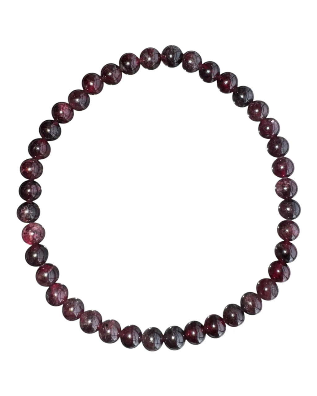 Garnet Bracelet 4mm - Lighten Up Shop