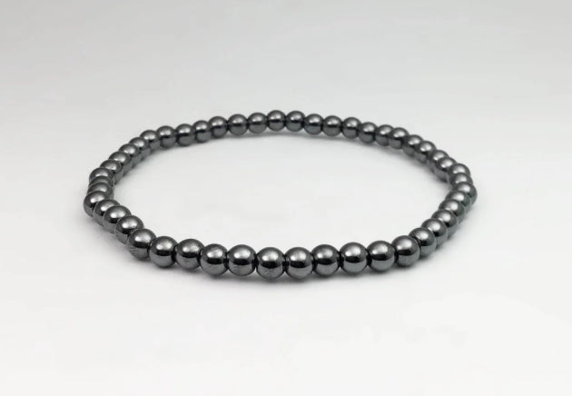 Hematite Bracelet 4mm - Lighten Up Shop