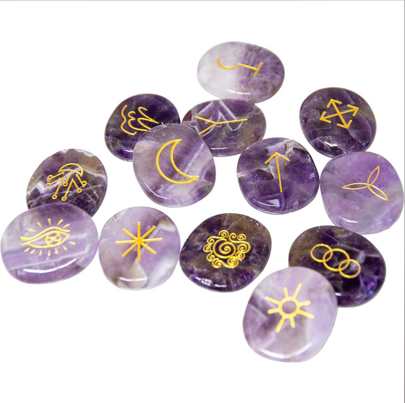 Witches Amethyst Rune 13 Piece Set