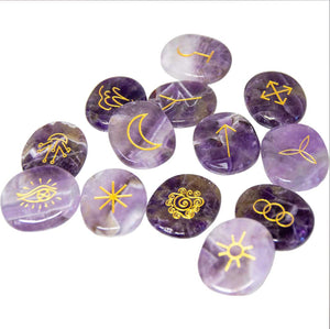 Witches Amethyst Rune 13 Piece Set