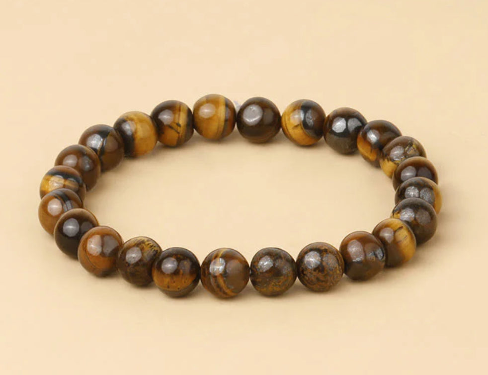 Tiger’s Eye Bracelet 8 mm - Lighten Up Shop