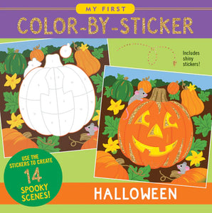 My First Colour By Sticker Halloween