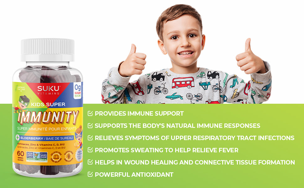 SUKU Kids Super Immunity Gummies