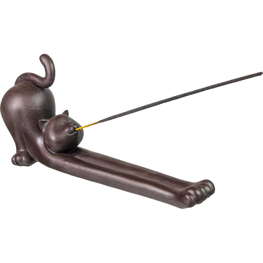 Yoga Cat Incense Holder - Lighten Up Shop