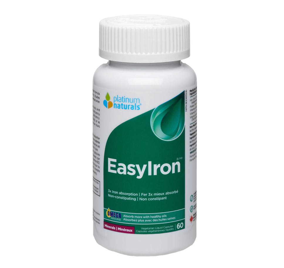 Platinum Naturals Easy Iron 60 capsules - Lighten Up Shop