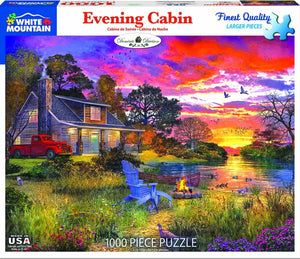 Evening Cabin Puzzle 1000pc