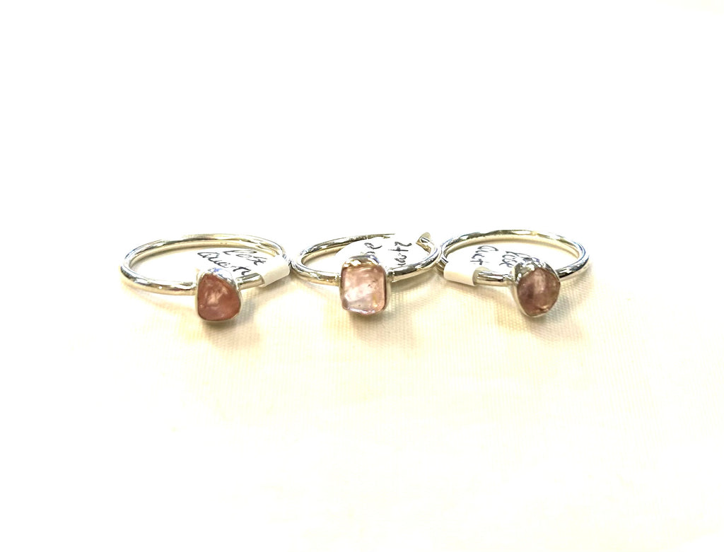 Rose Quartz Ring - Lighten Up Shop