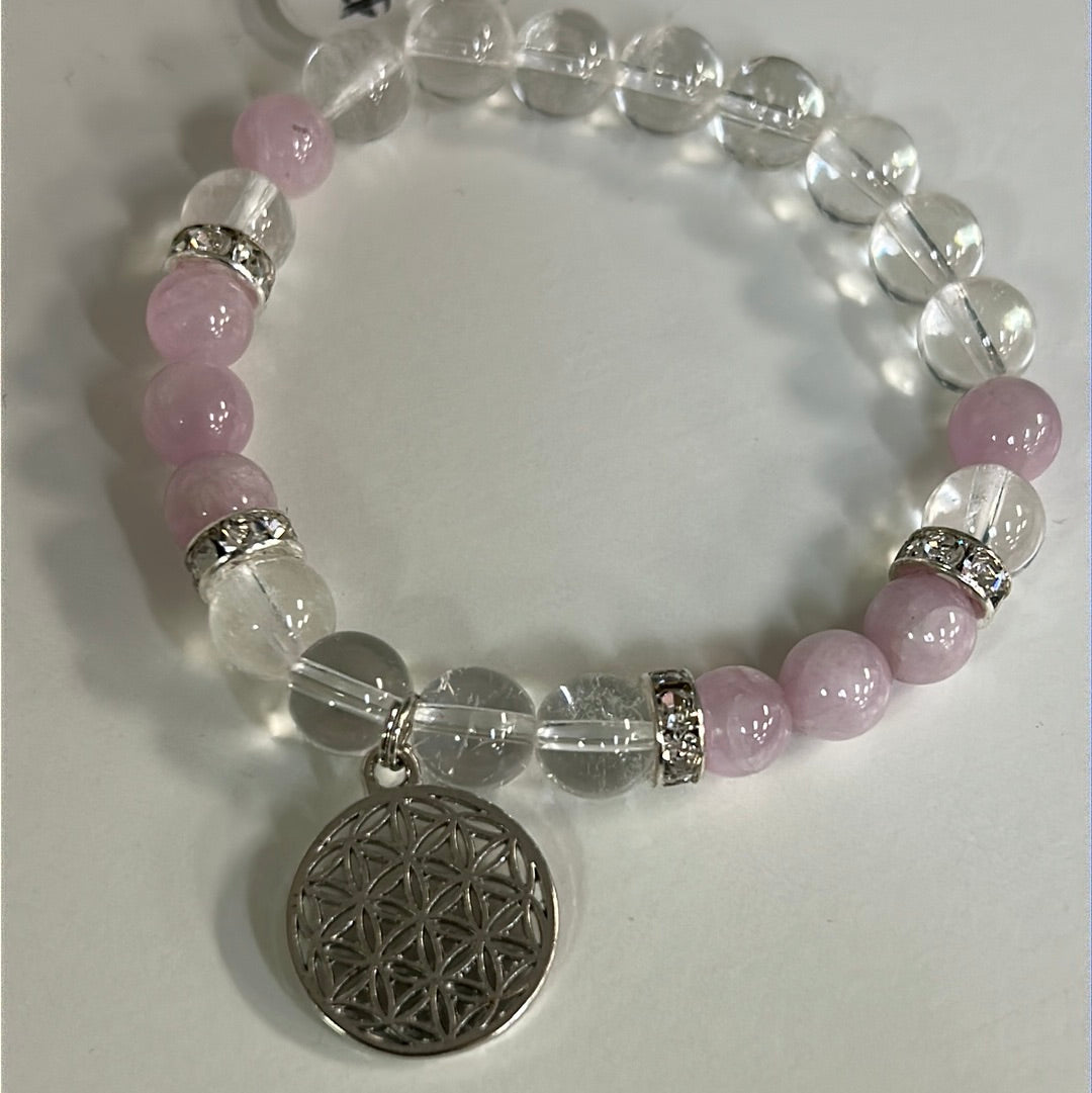 Kunzite Quartz Bracelet - Lighten Up Shop