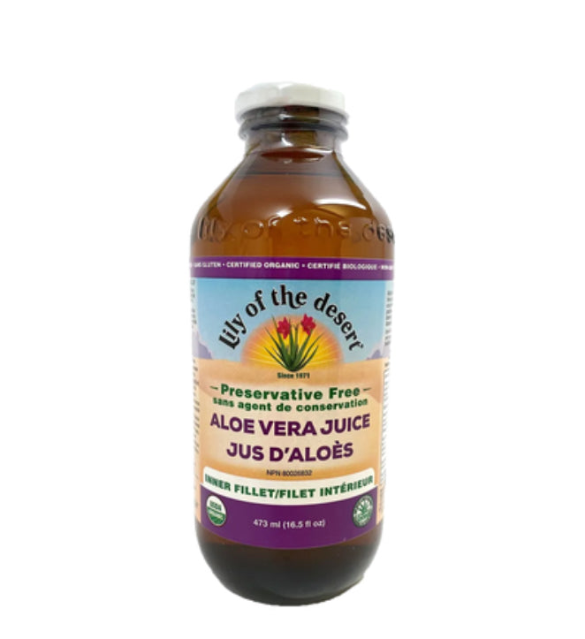 Lily of the Desert Aloe Vera Juice Preservative Free Inner Fillet 473ml - Lighten Up Shop