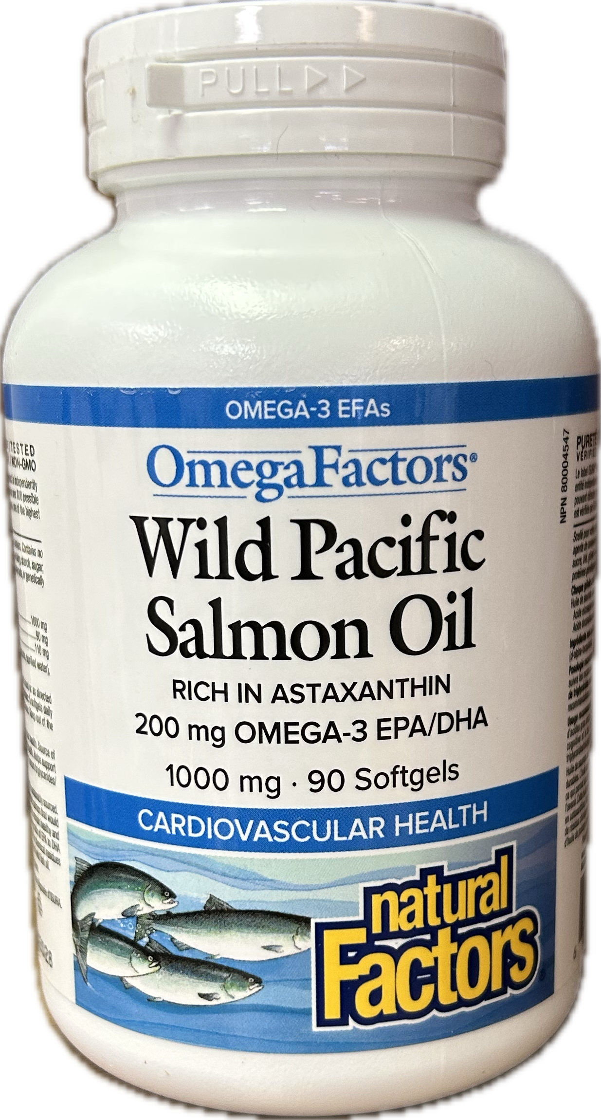 Wild Pacific Salmon Oil 1000mg - 90 Softgels - Lighten Up Shop