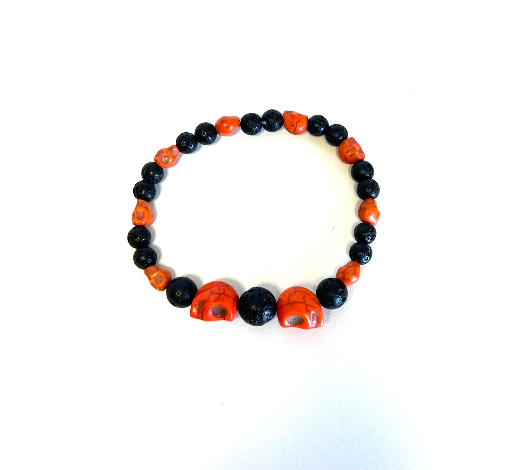 Skull Bracelet - Orange