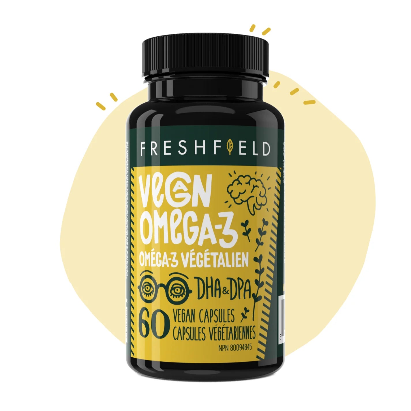 Freshfield Vegan Omega-3  - 60 Capsule - Lighten Up Shop