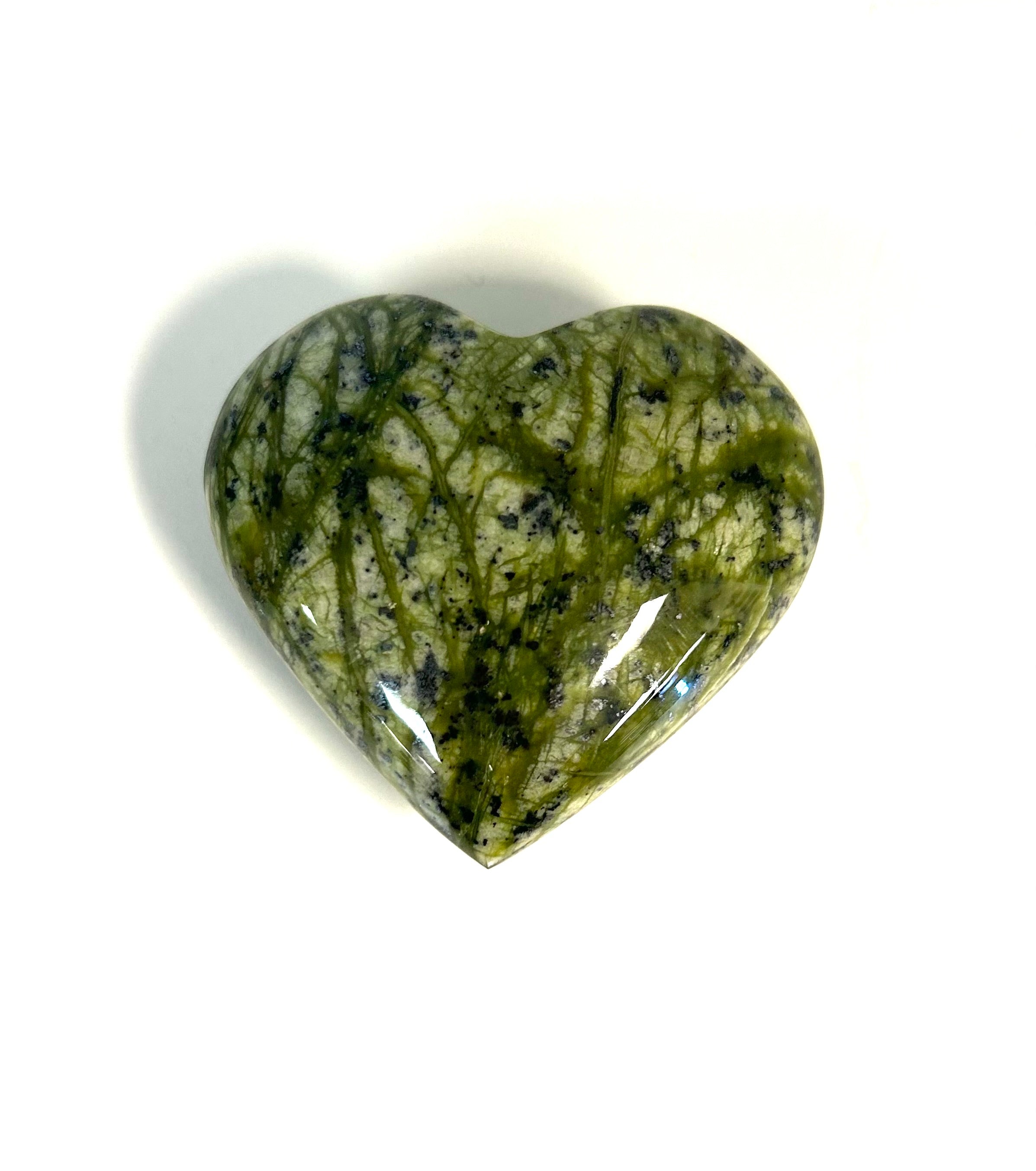 Himalayan Green Jasper Heart